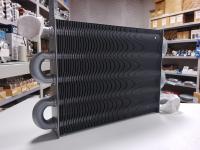 Теплообменник битермический L=225 gray (для Ariston Egis, Immergas Star)